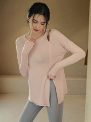 Loose and quick-drying yoga long-sleeved T-shirt