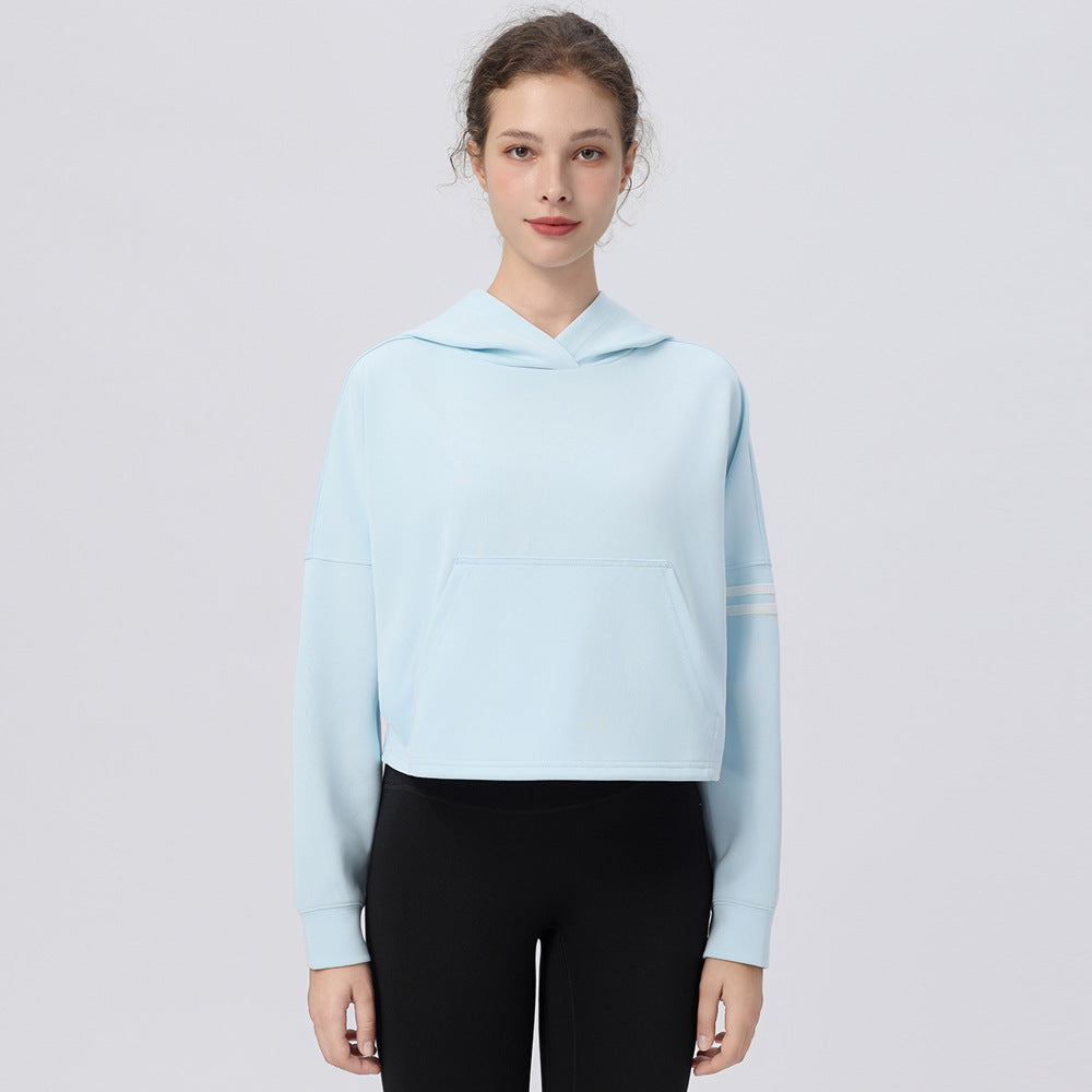 Plus size European and American hooded sports sweatshirt