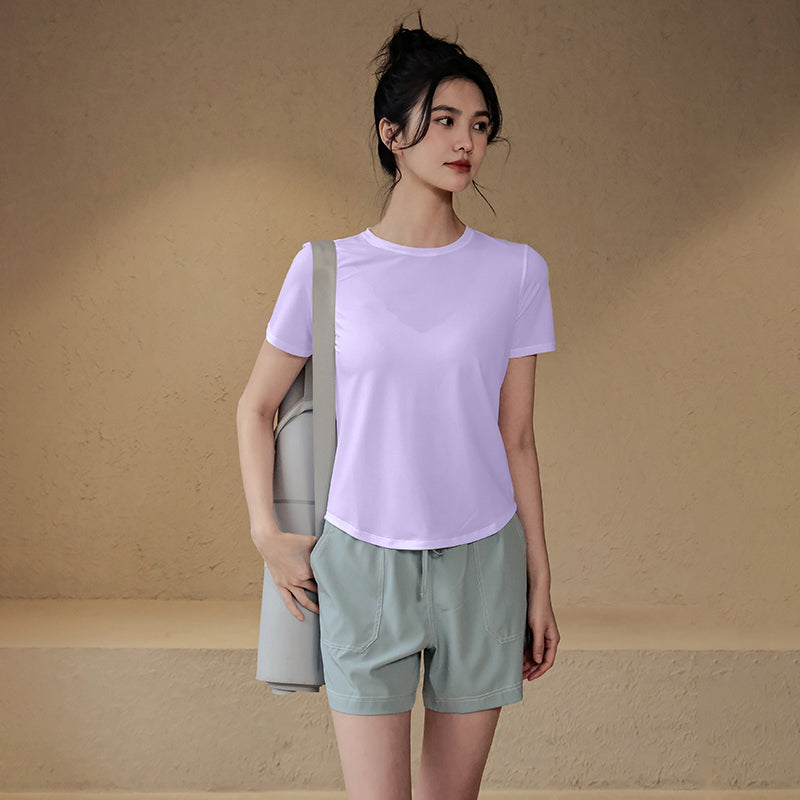 Loose quick-drying short sleeves