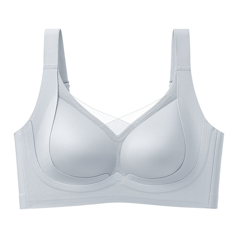 Simple soft support, Glossy, Non-scarf, Anti-sagging, Corset, Lifting, Anti-gravity, Non-inductive, Underwired bra