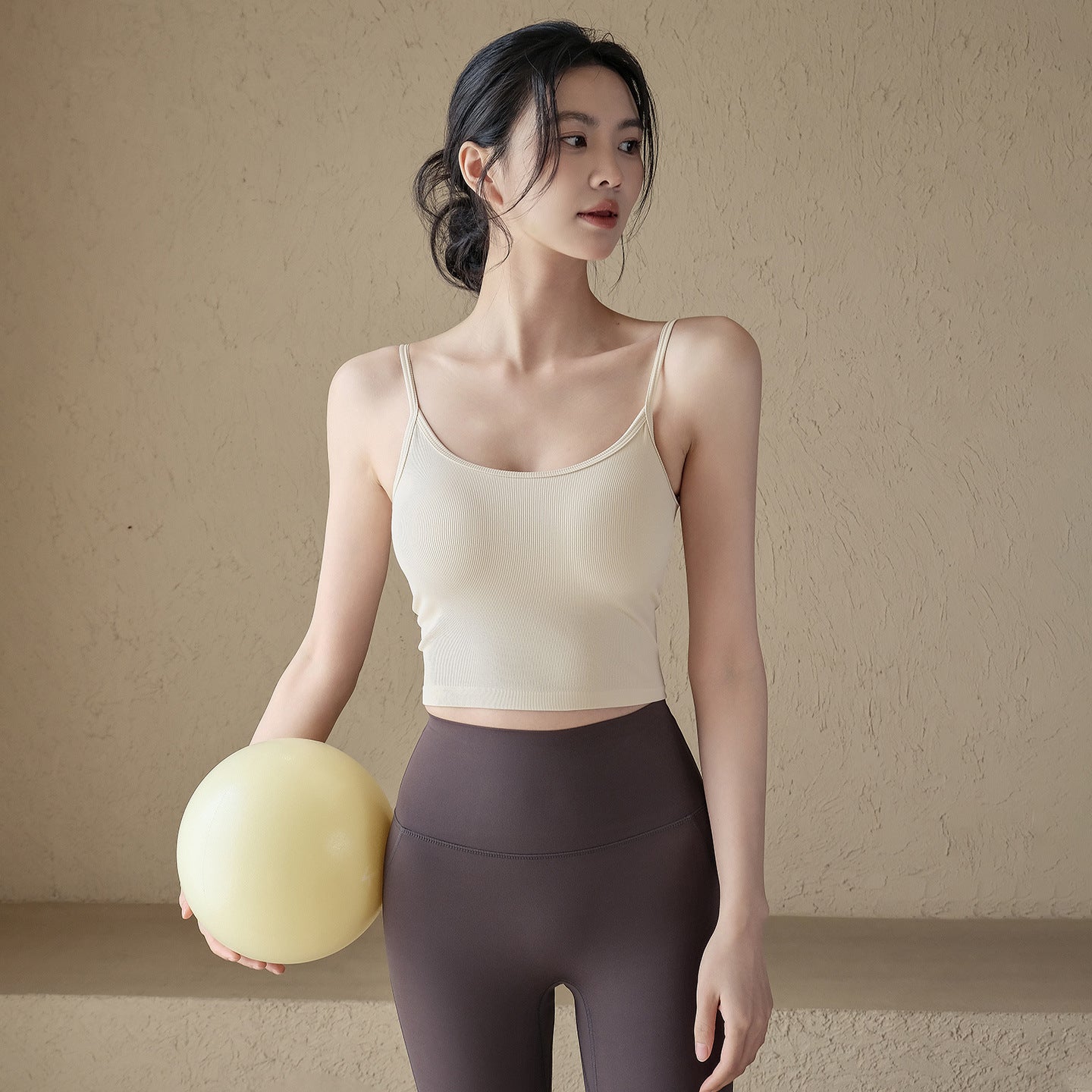 High elastic lycra thin and breathable running training fitness sports bra