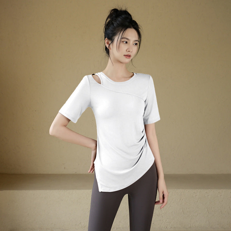 Thin slimming sports short-sleeved T-shirt