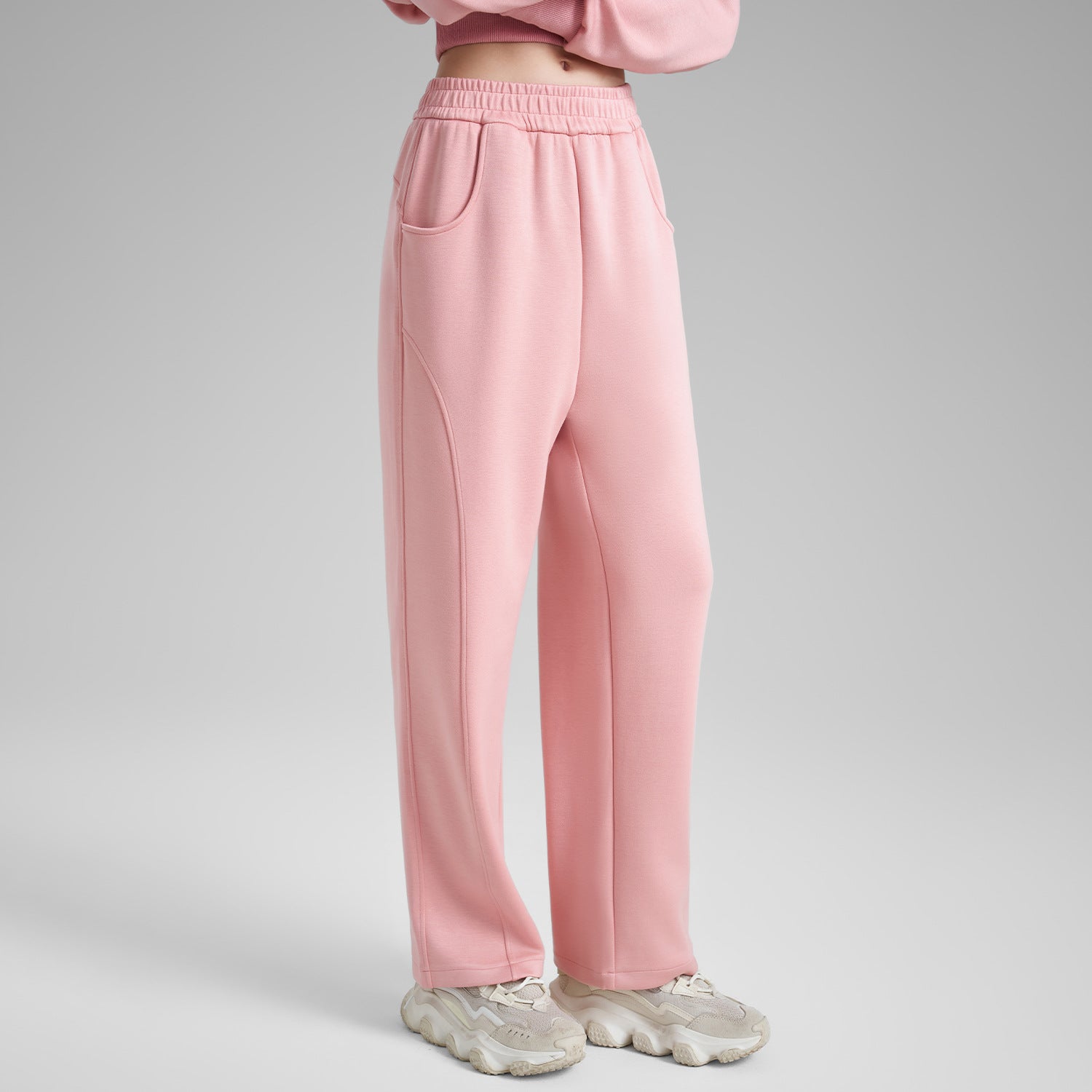 New air-layer straight-leg sweatpants