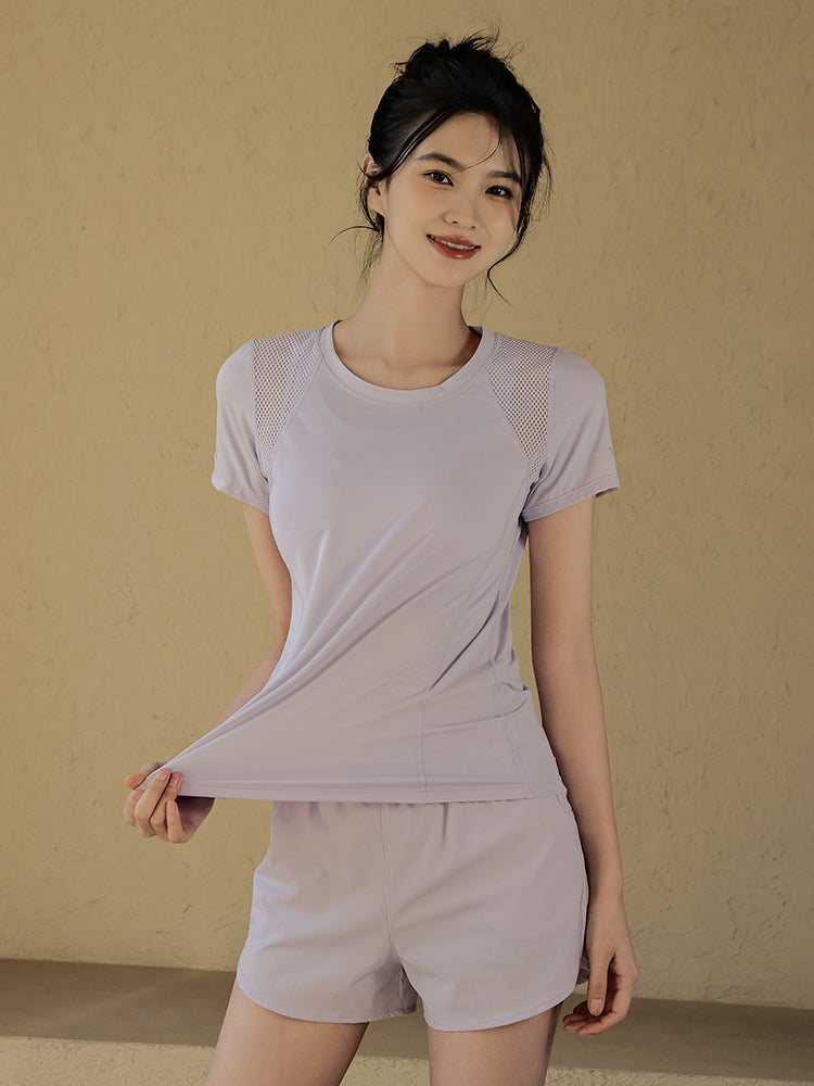 Professional quick-drying short sleeves