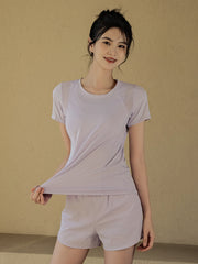Professional quick-drying short sleeves