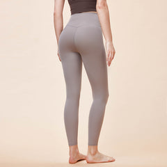 V-waist skinny hip-lifting peach pants