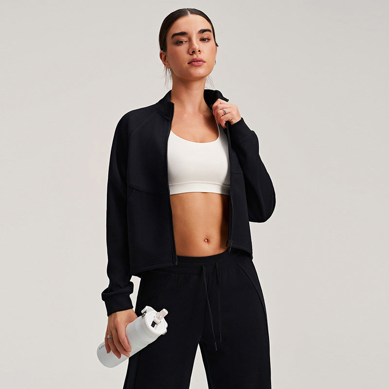 Slim and slim versatile sports fitness jacket