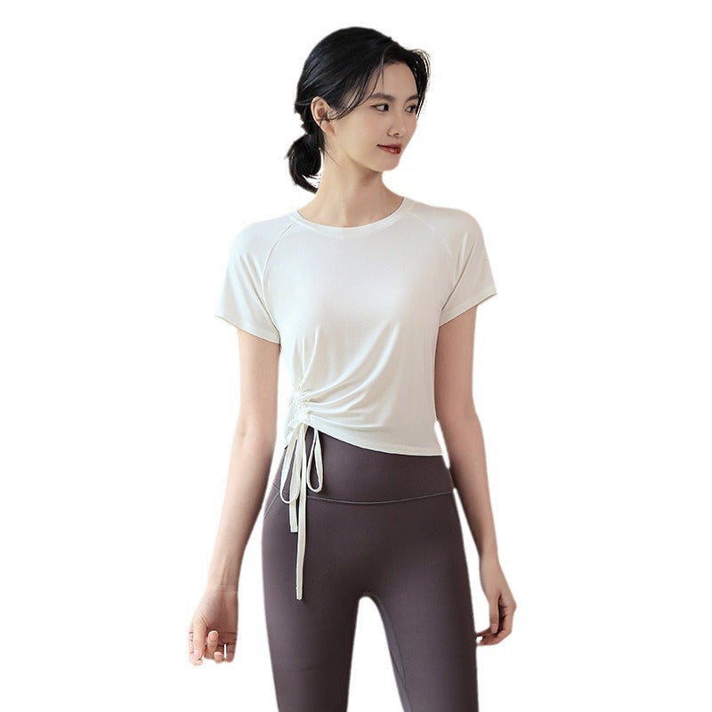 Slimming short-sleeved T-shirt