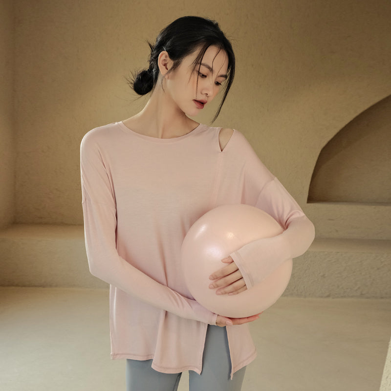 Loose and quick-drying yoga long-sleeved T-shirt