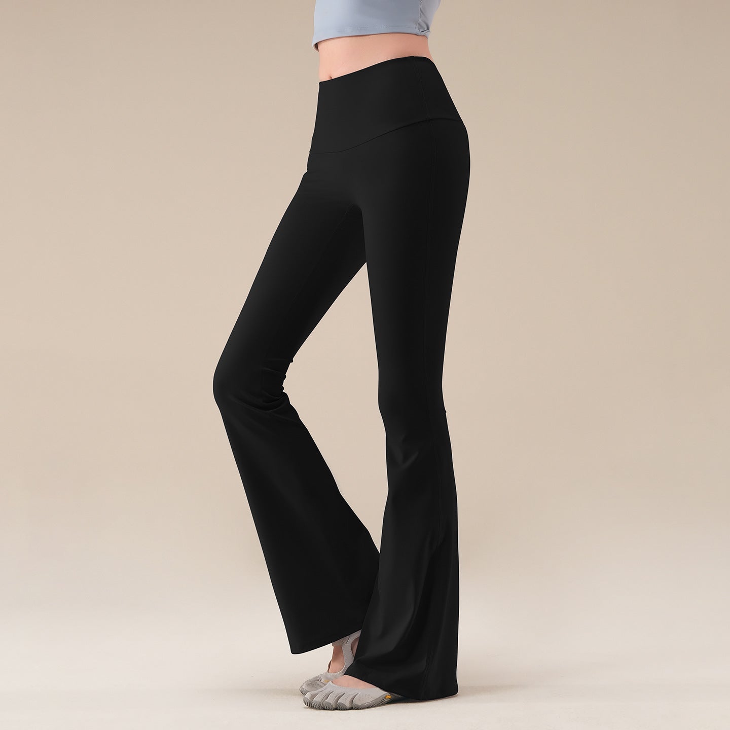 Autumn high-waisted slimming without embarrassment line training bootcut pants