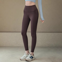 Thin Fleece-Lined Tummy Control Leggings