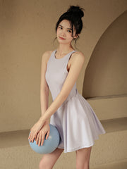 Padded dress to prevent exposure