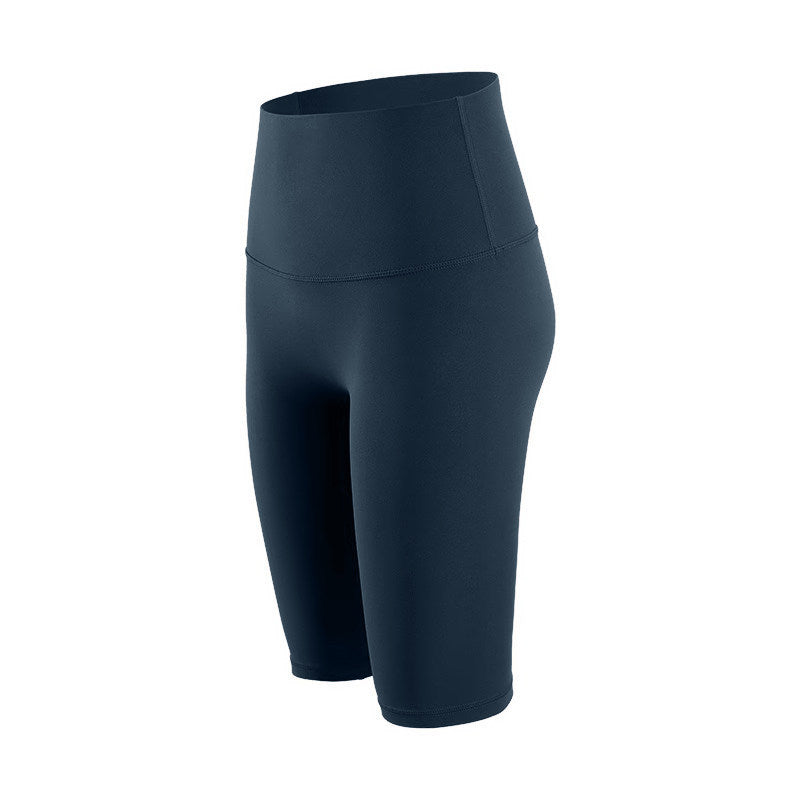 High-waisted skin-friendly breathable cropped pants