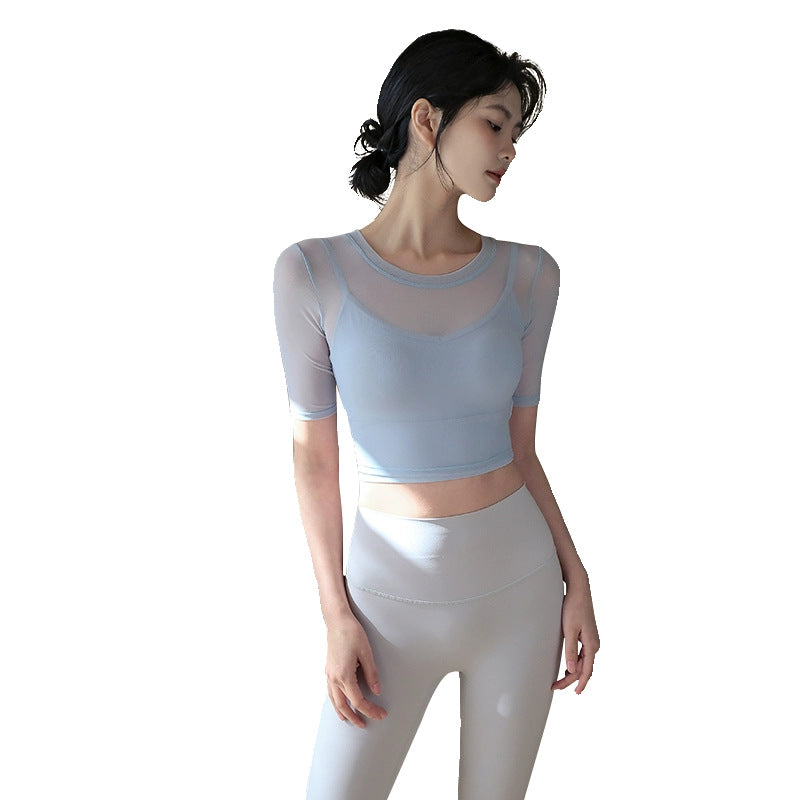 Mesh Short Sleeve With Pads