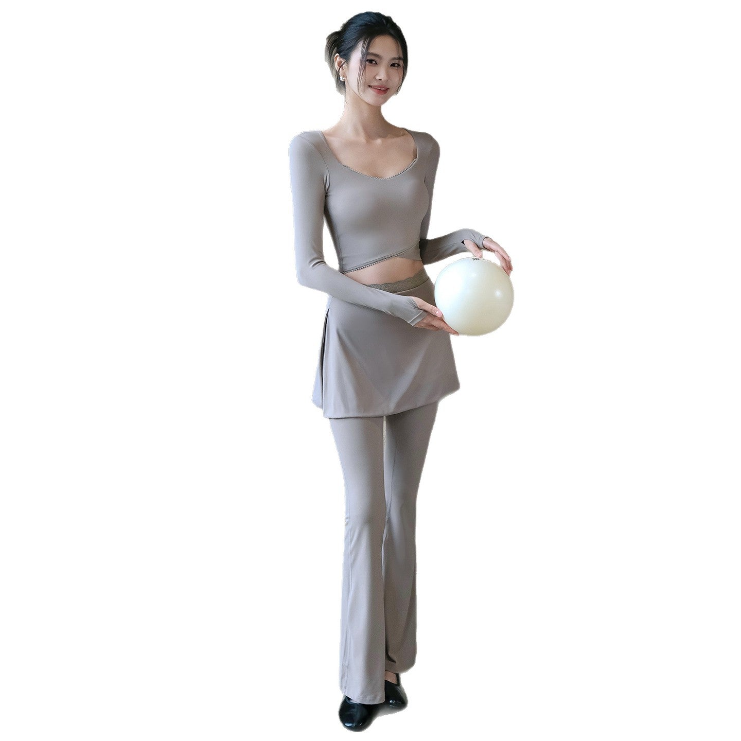 Slimming, Comfortable and breathable fitness long-sleeved T-shirt