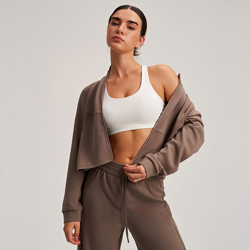 Slim and slim versatile sports fitness jacket