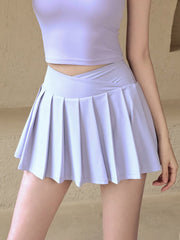 Anti-light high-waisted yoga skirt