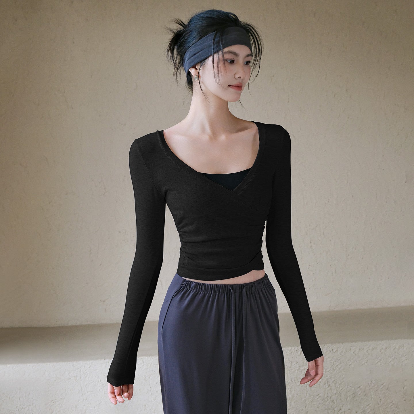 New Autumn Comfortable Pilates Training Fitness Long Sleeves