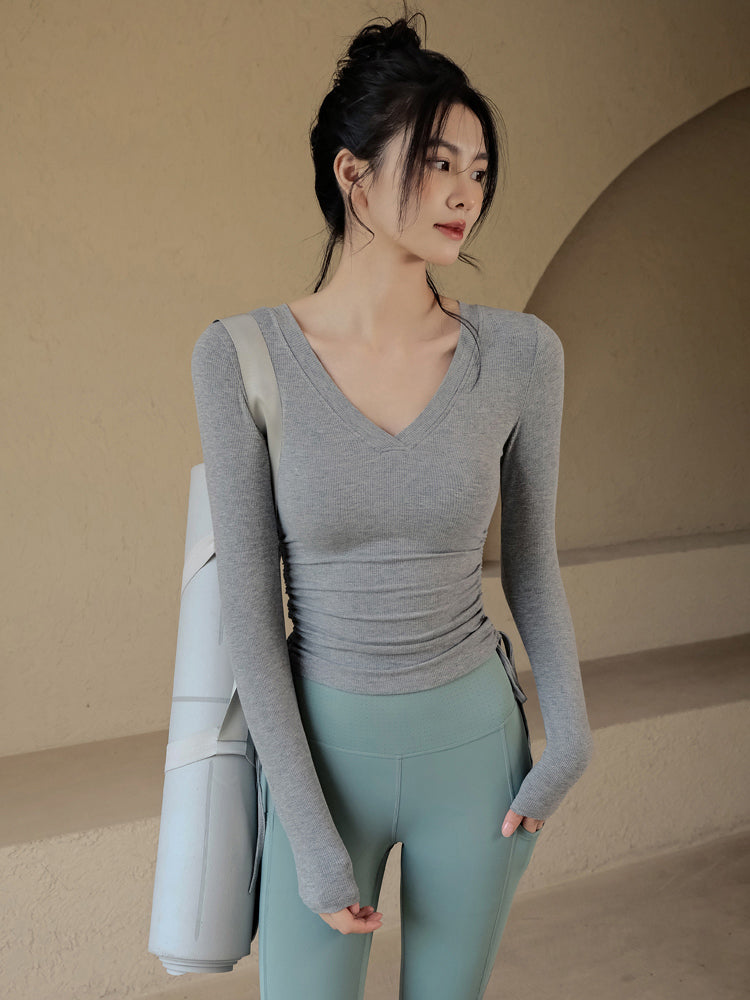 Tight quick-drying yoga long sleeves