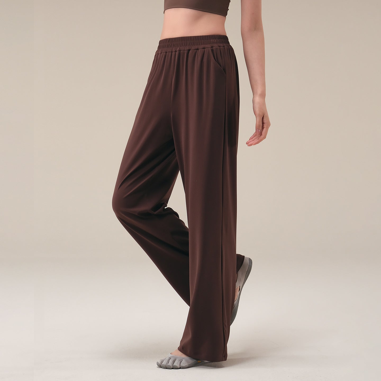 New casual loose straight slimming wide-leg pants