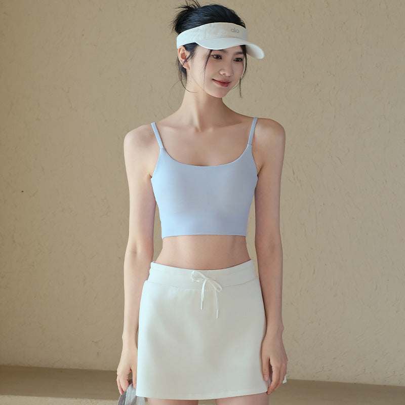 Cut-out bow kink sports training beauty back bra