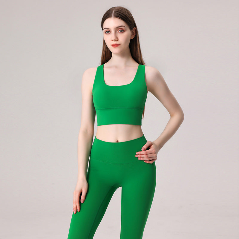Crossed strap tight two-piece set