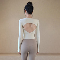 Open-Back Long Sleeve