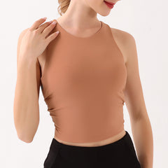 Spring and summer stretch running sports vest