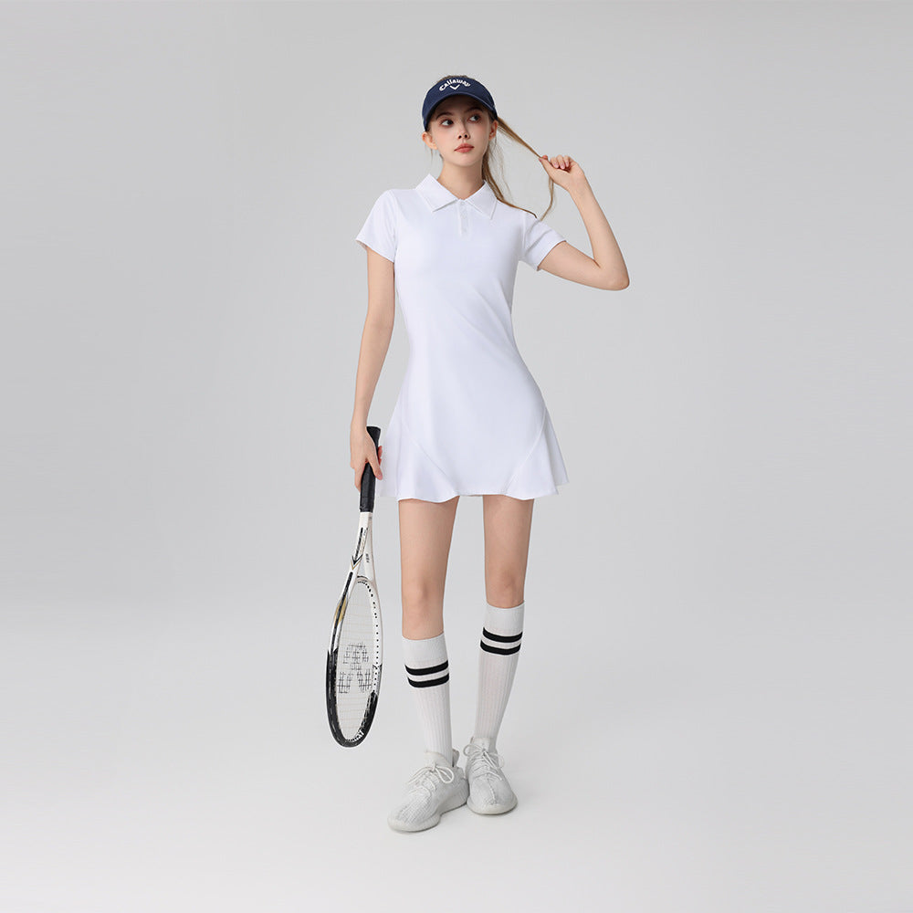 SLIM FIT POLO NECK GOLF SPORTS DRESS