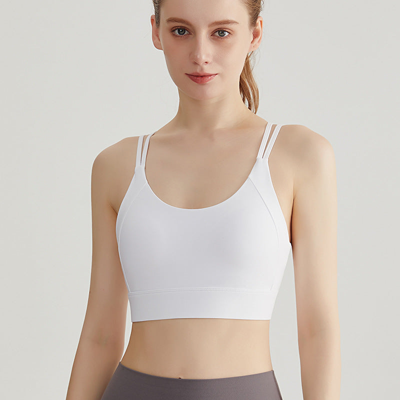 Cross back yoga tank top