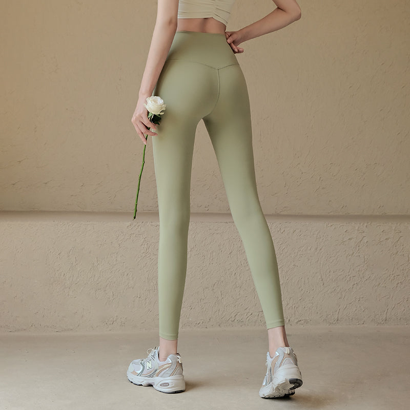 Three-proof butt lift tight trousers