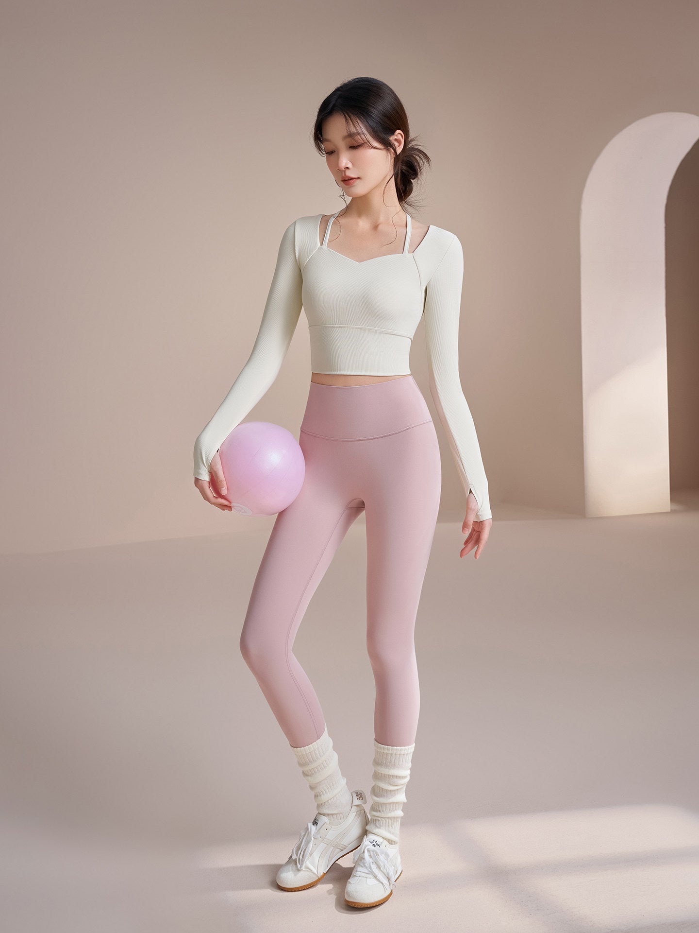Sexy slimming and quick-drying sports long sleeves