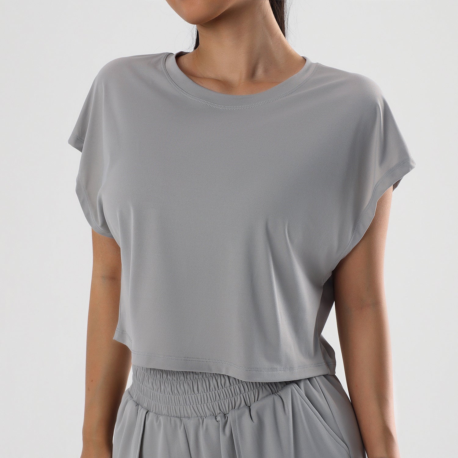 Casual simplicity quick-drying short sleeves