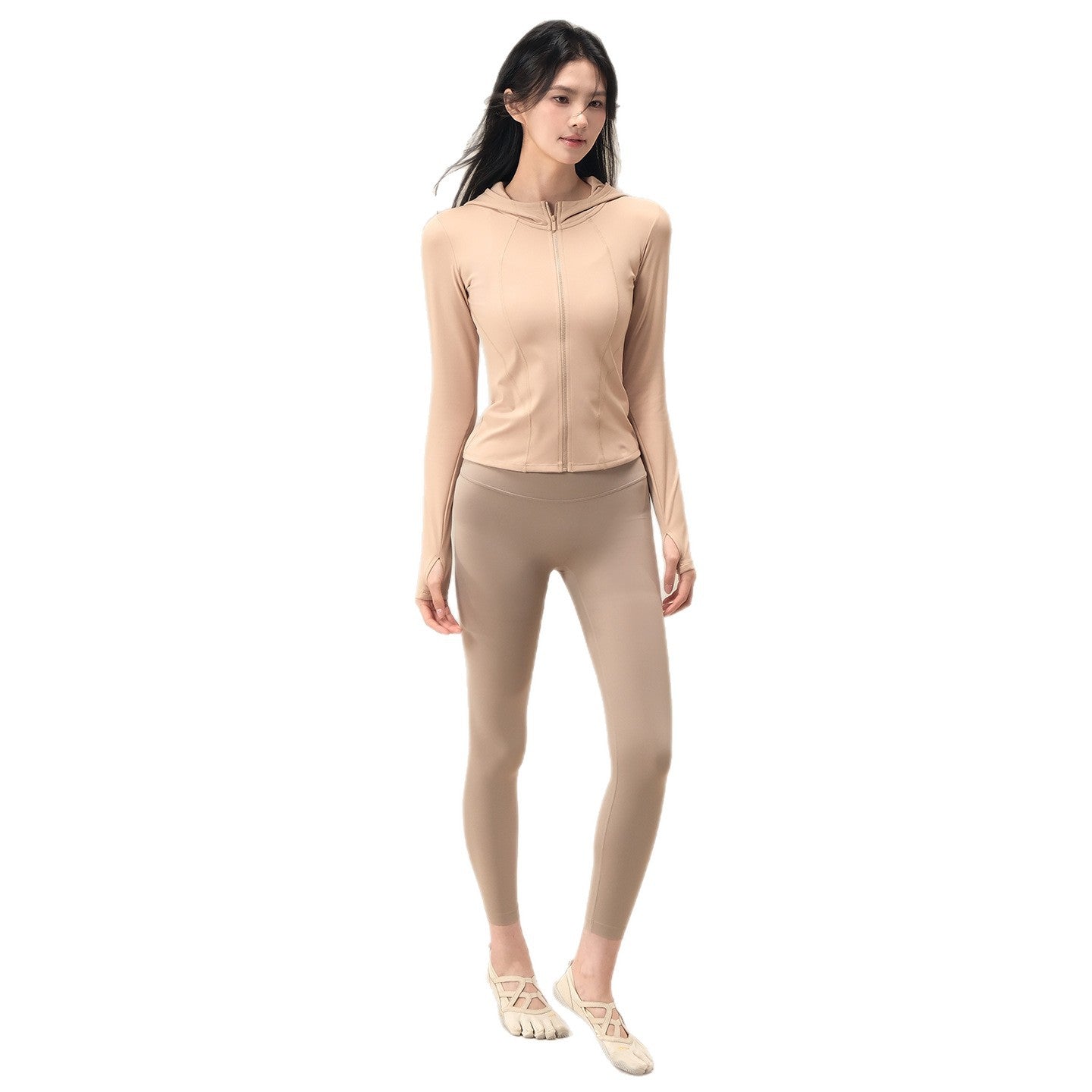 Plush slimming sports top