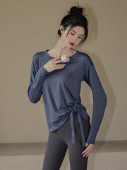 Loose and breathable yoga long sleeves