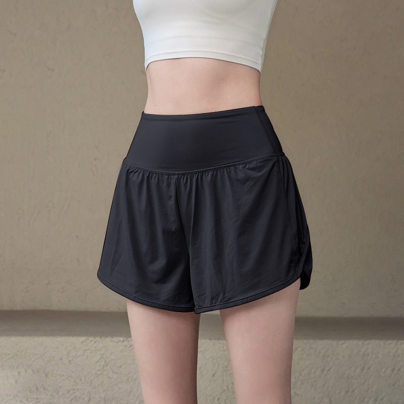 High-waisted, Anti-light, Quick-drying, Breathable three-point pants