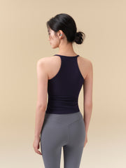 Integrated accessory breast fitness running sports vest