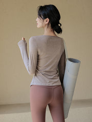 Slim slimming yoga long sleeves
