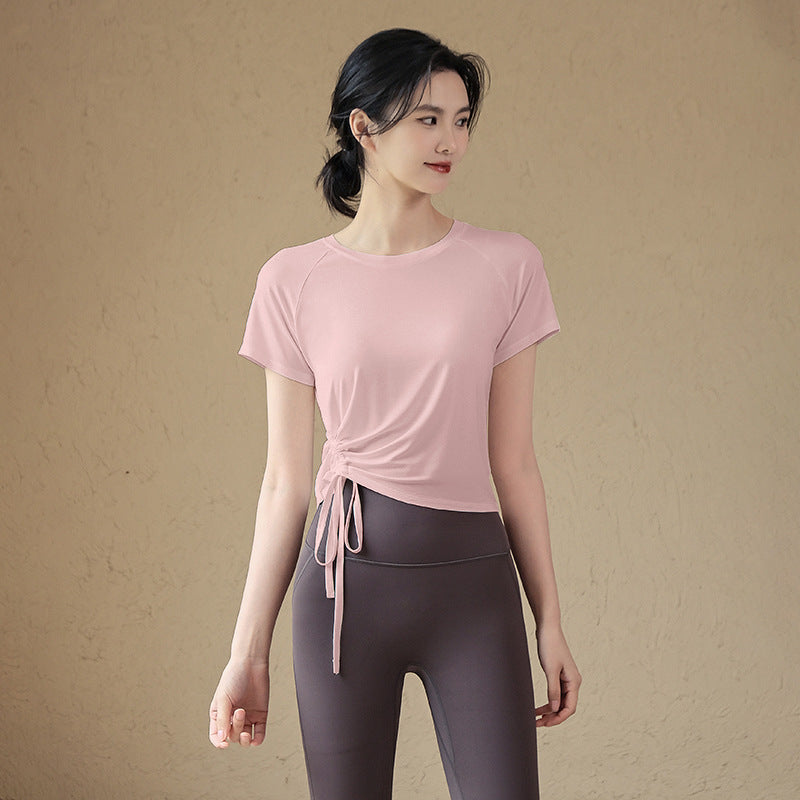 Slimming short-sleeved T-shirt
