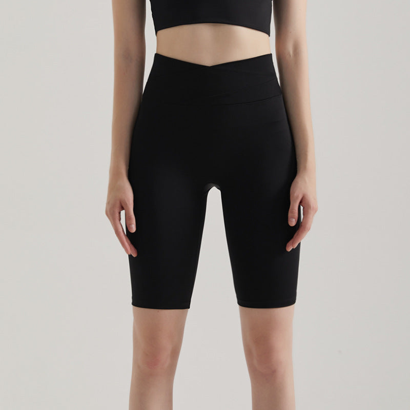 High waist cropped pants