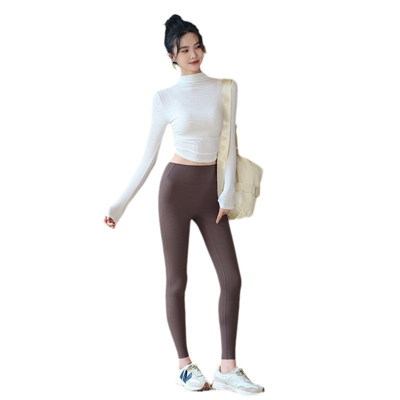 Elegant Long Sleeve Fitness Top