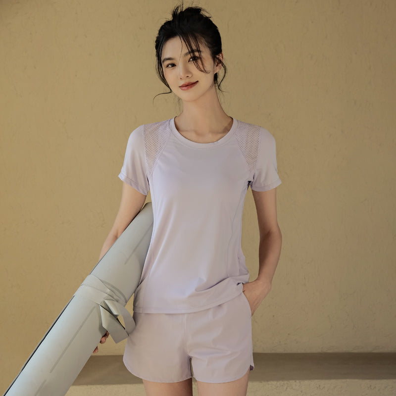 Professional quick-drying short sleeves