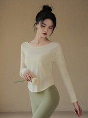 Loose and quick-drying yoga long sleeves