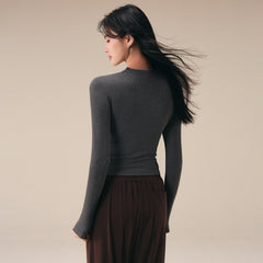 New slimming sports yoga long sleeves with chest pads