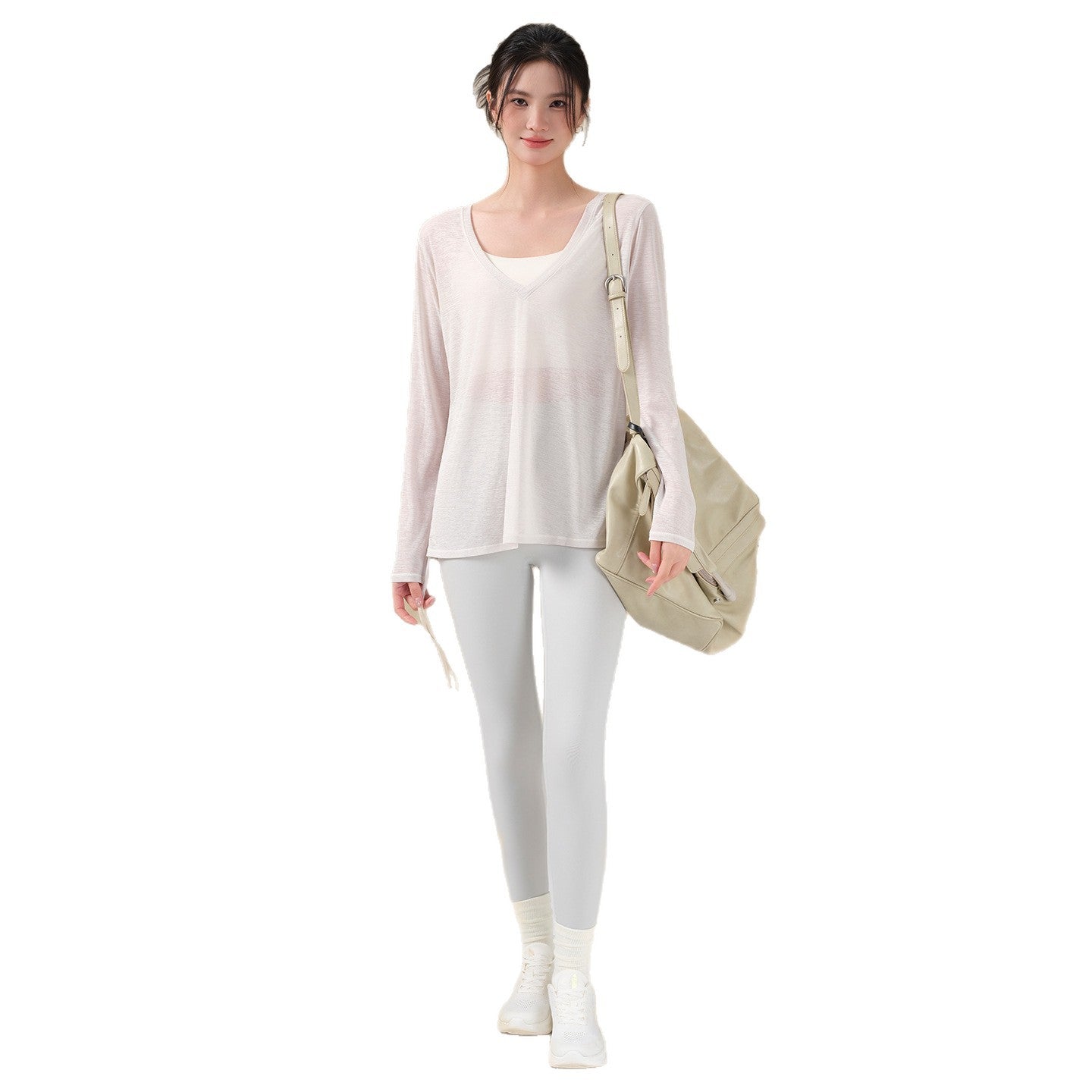Autumn thin breathable sports cover-up