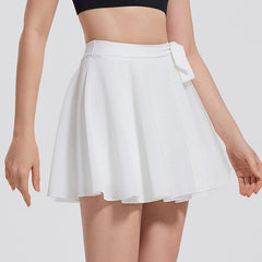 Ballet mesh breathable strappy tennis badminton skirt