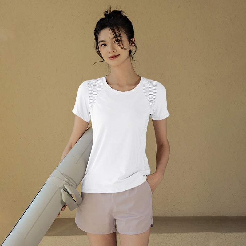 Professional quick-drying short sleeves