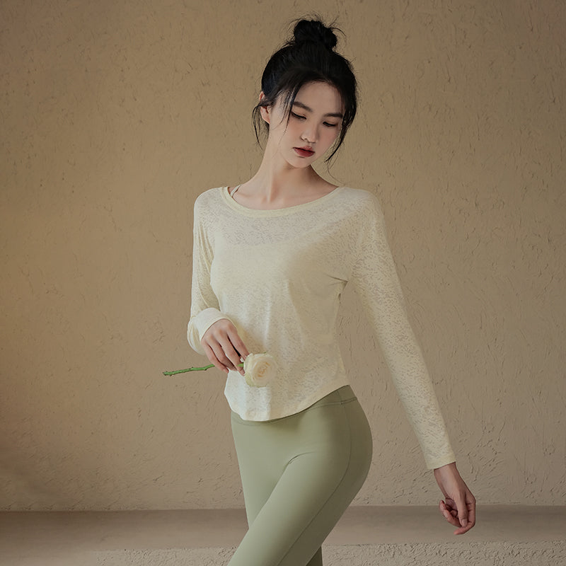 Loose and quick-drying yoga long sleeves