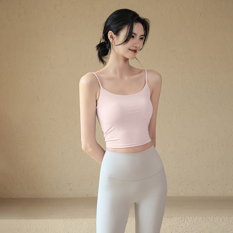 Beautiful back shockproof cooling gather bra