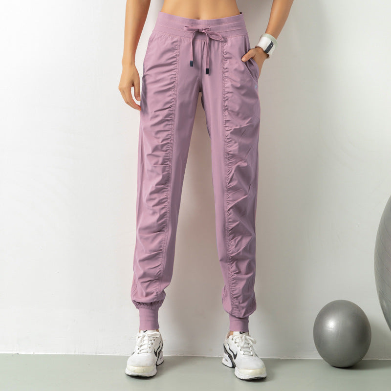 Breathable and loose cropped casual leggings
